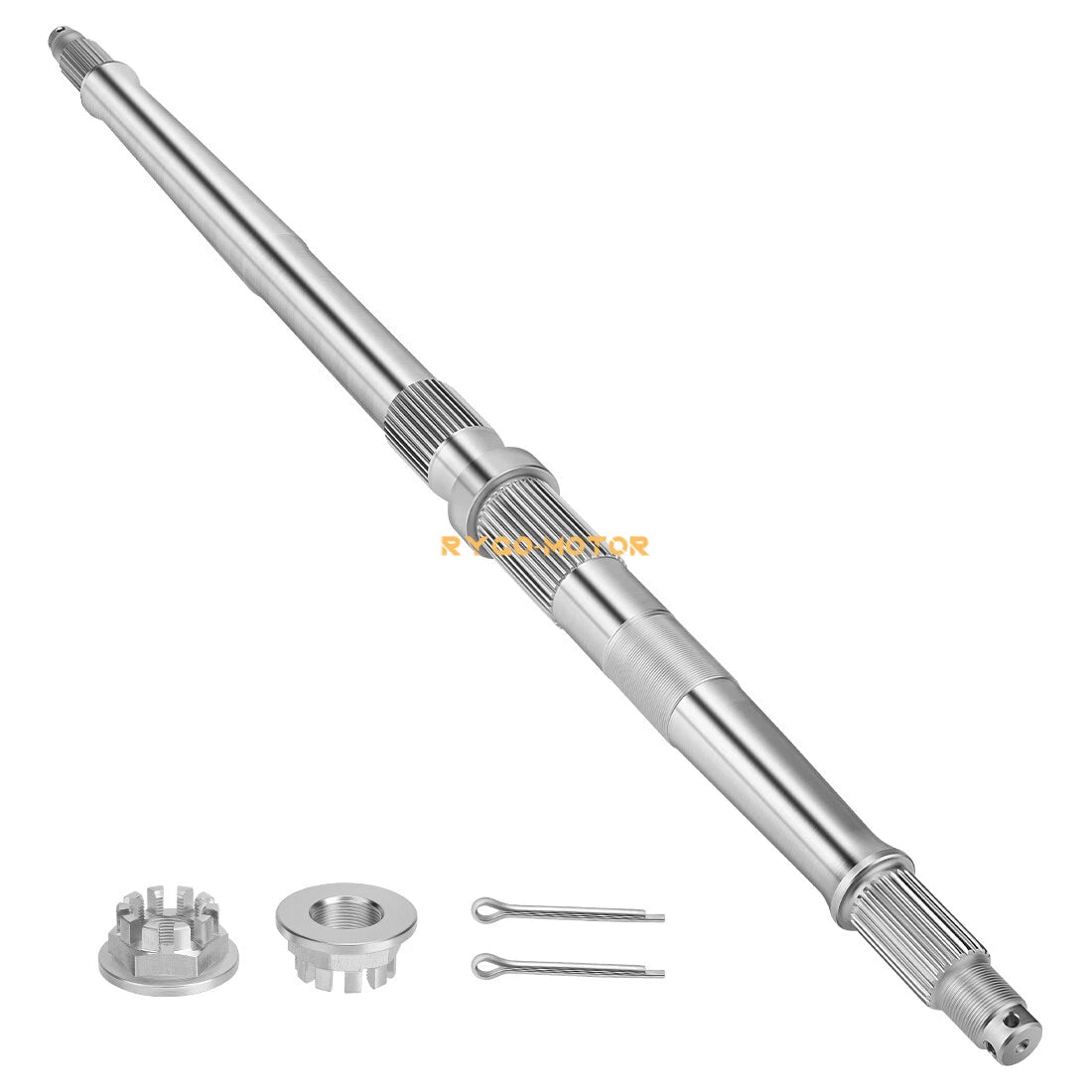 Rear Axle & Nuts for Honda ATV Recon 250 TRX250TM TRX250TE (1997-2004)