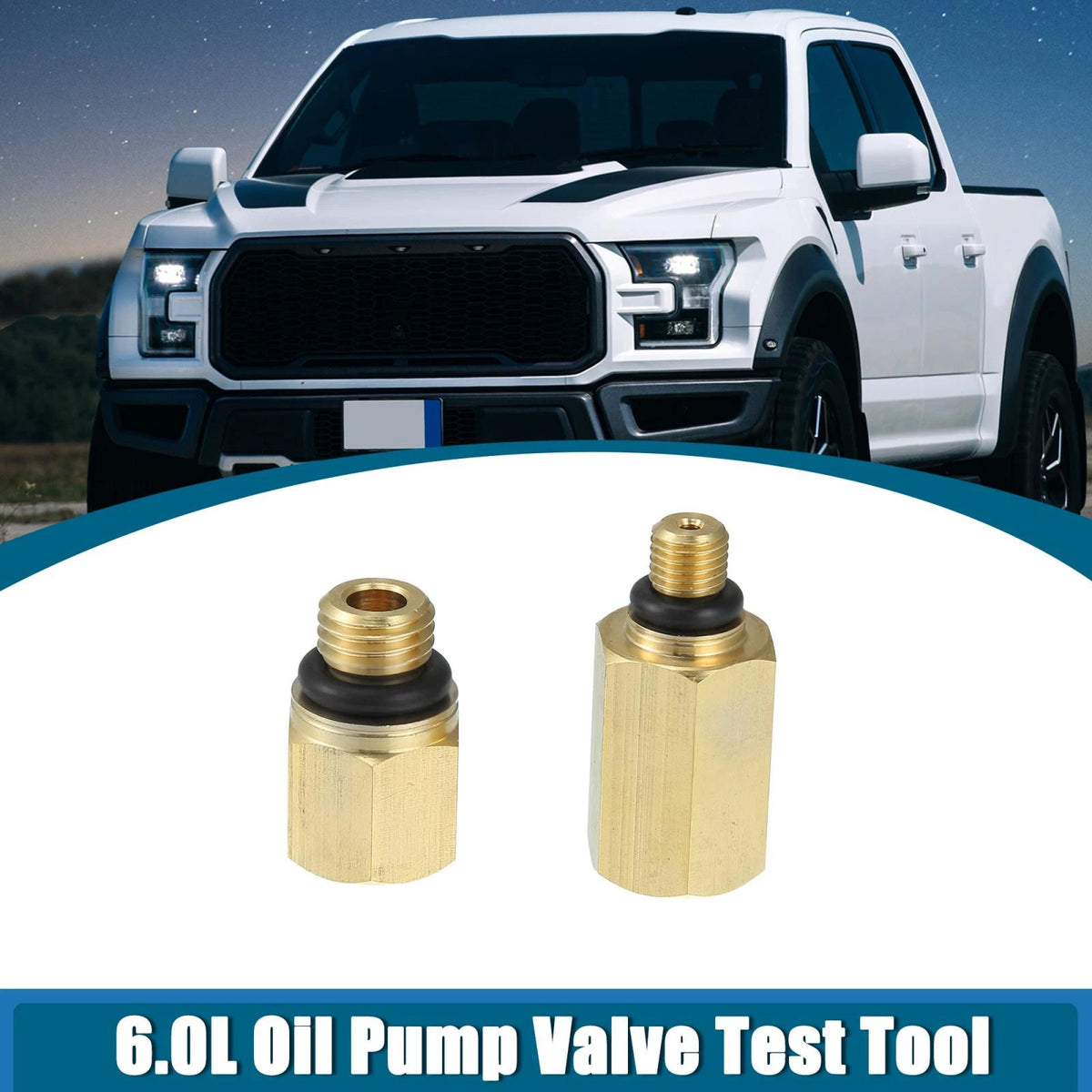Fuel Rail Adapter Test Tool Gauge for Ford 6.0L High Pressure Oil System