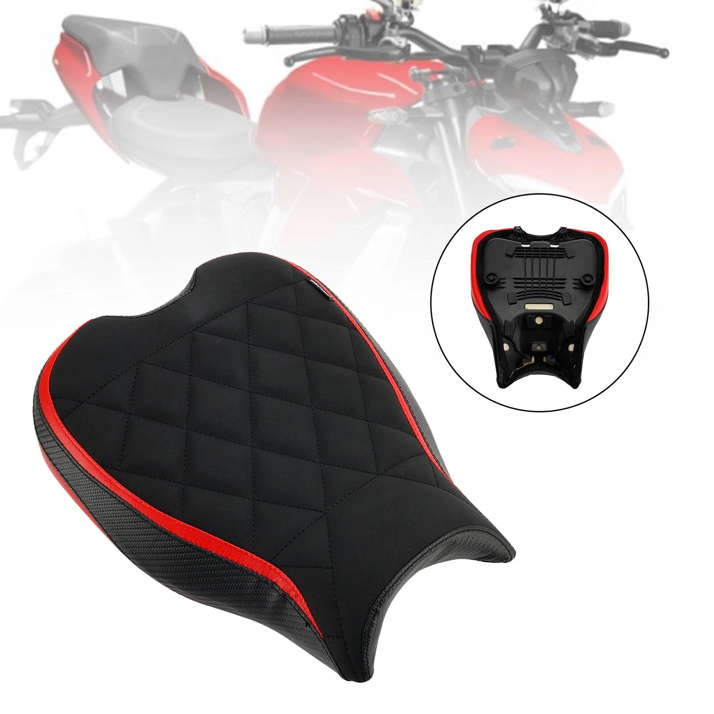 Driver Cushion Den Front Seat for Ducati Streetfighter V2 (2022-2023)