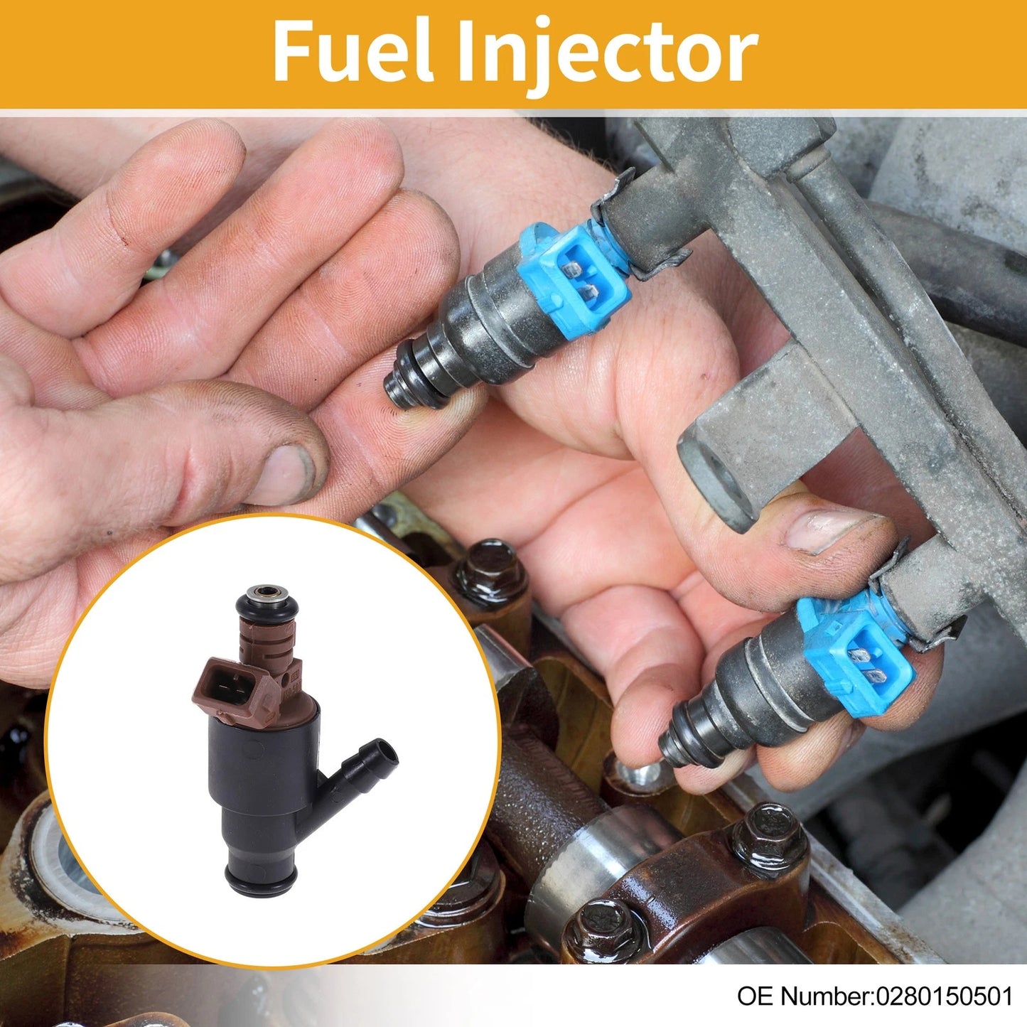 1x Fuel Injector for BMW M44 M42 318i 318is