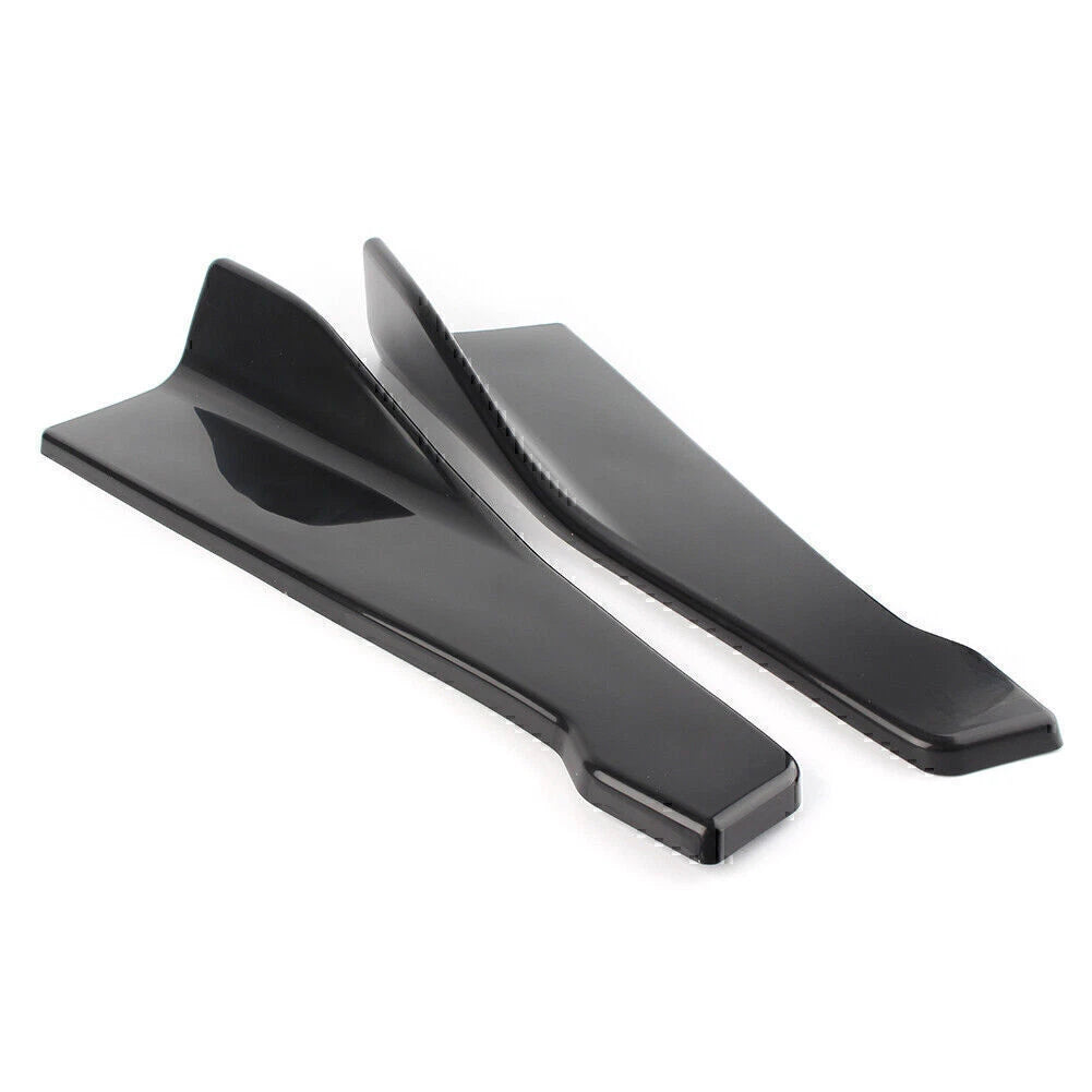 35cm ABS Bumper Spoiler Under Skirt Rocker Wings for Car SUV AUTO