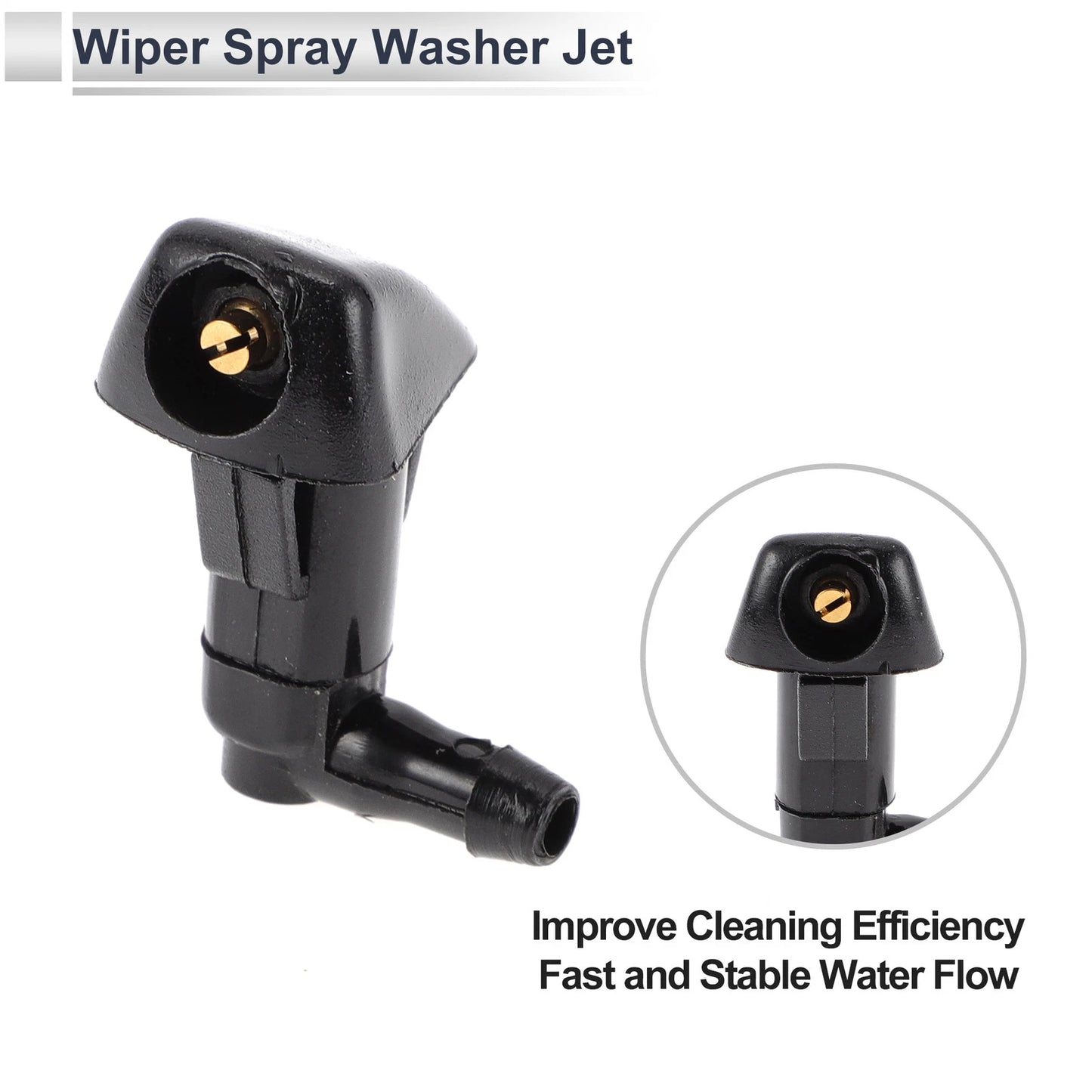 Washer Nozzle & 8 x Hose Connectors for Honda (No.76810SDAA11)