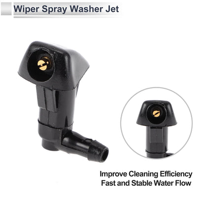 Washer Nozzle & 8 x Hose Connectors for Honda (No.76810SDAA11)
