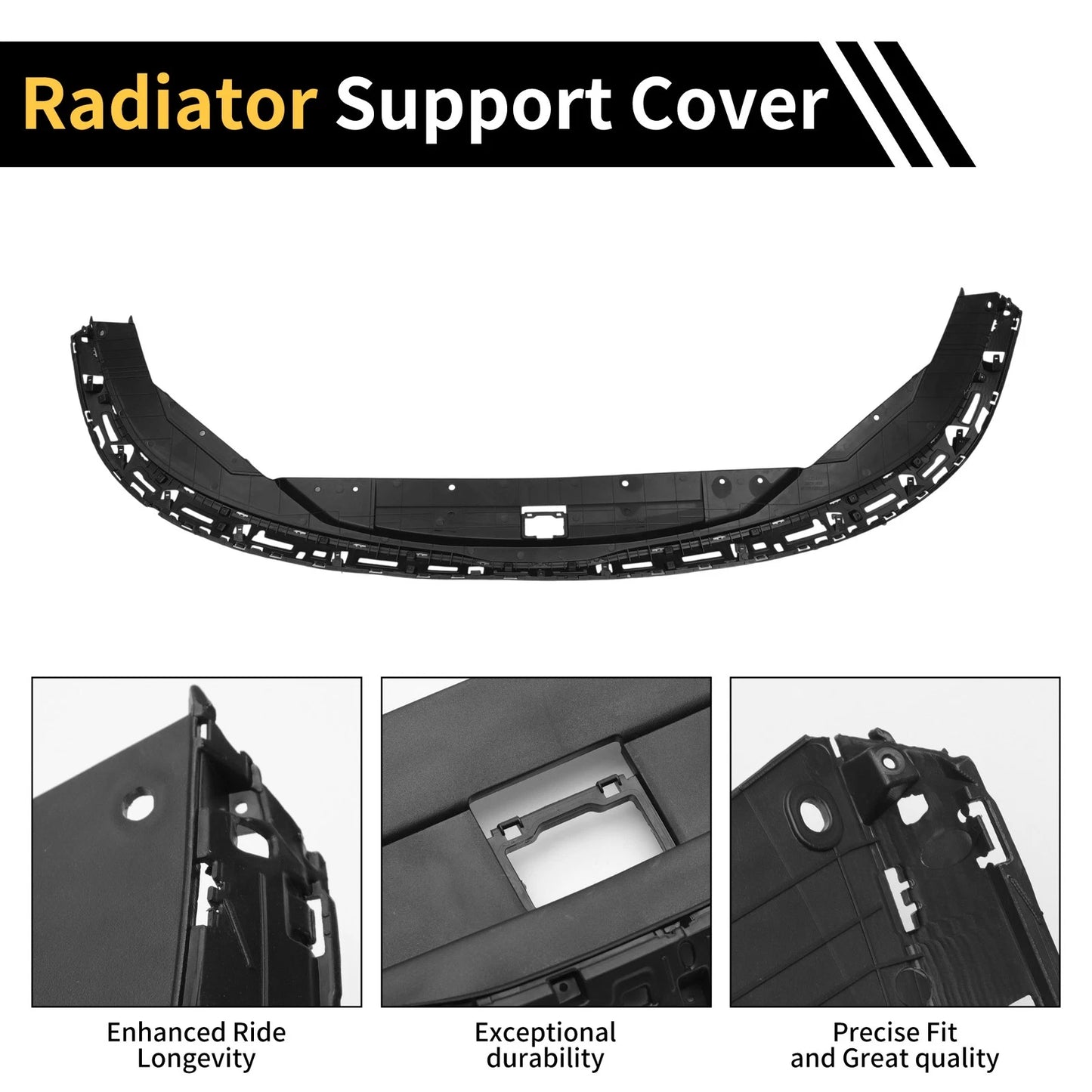 Radiator Support Cover for Kia Soul (2024-2026) ABS Black