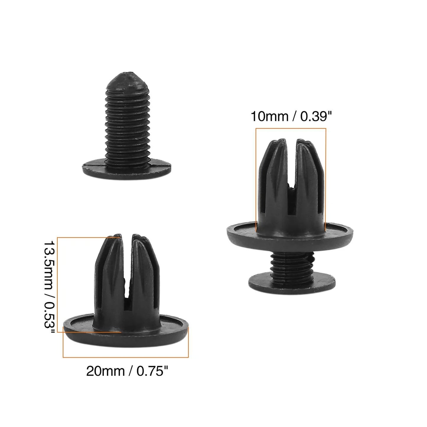 20 x Plastic Expanding Rivets for BMW Mini Cooper E81 E82 E83 (2007-2013)