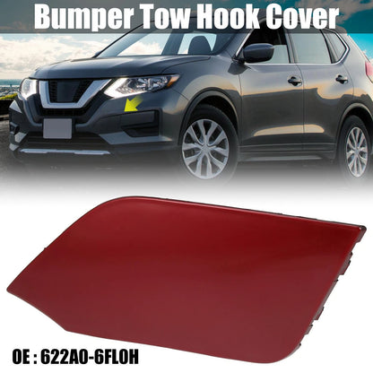 Bright Red Front Bumper Tow Hook Cover for Nissan Rogue (2017-2020)