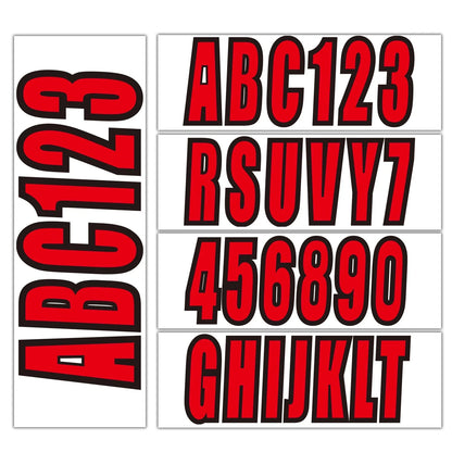 Boat Registration Number Identification Sticker Decal