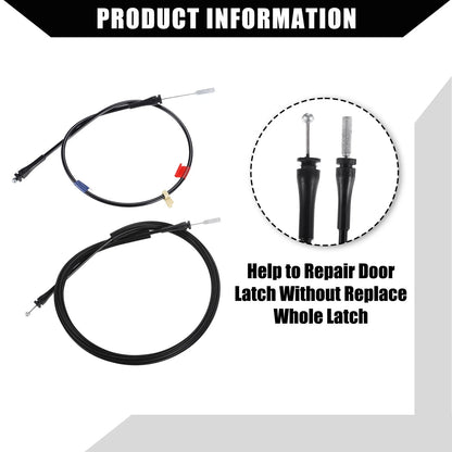 Rear Upper Lower Door Latch Release Cable for Ford Extended Cab (2004-2014)