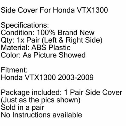 2 x Side Covers for Honda VTX 1300 (2003-2008)