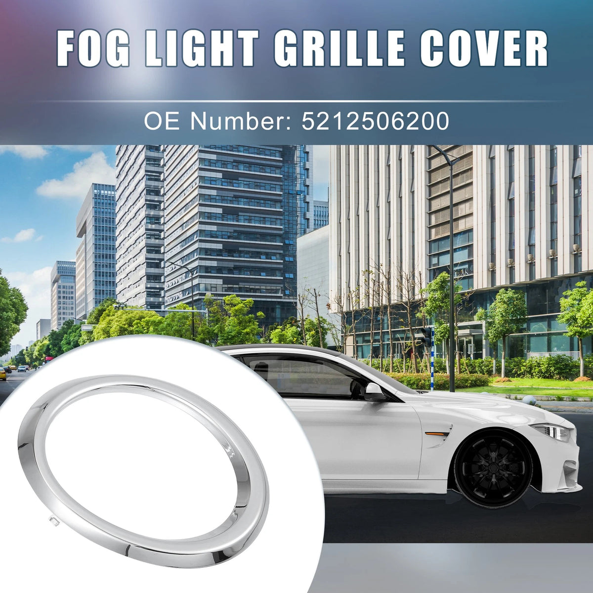 Right Fog Light Grille Cover for Toyota Camry (2007-2011)