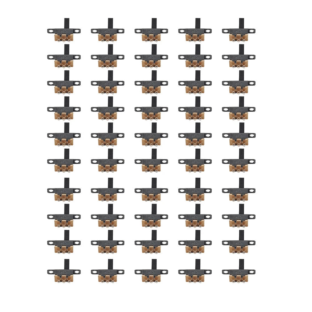 50 x 8mm Vertical Slide Switch SPDT for PCB Panel - Compatible with Various Models