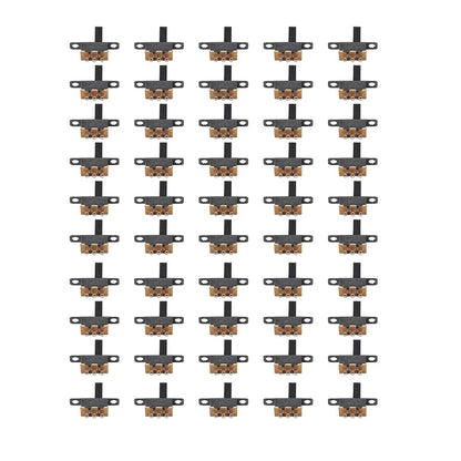 50 x 8mm Vertical Slide Switch SPDT for PCB Panel - Compatible with Various Models