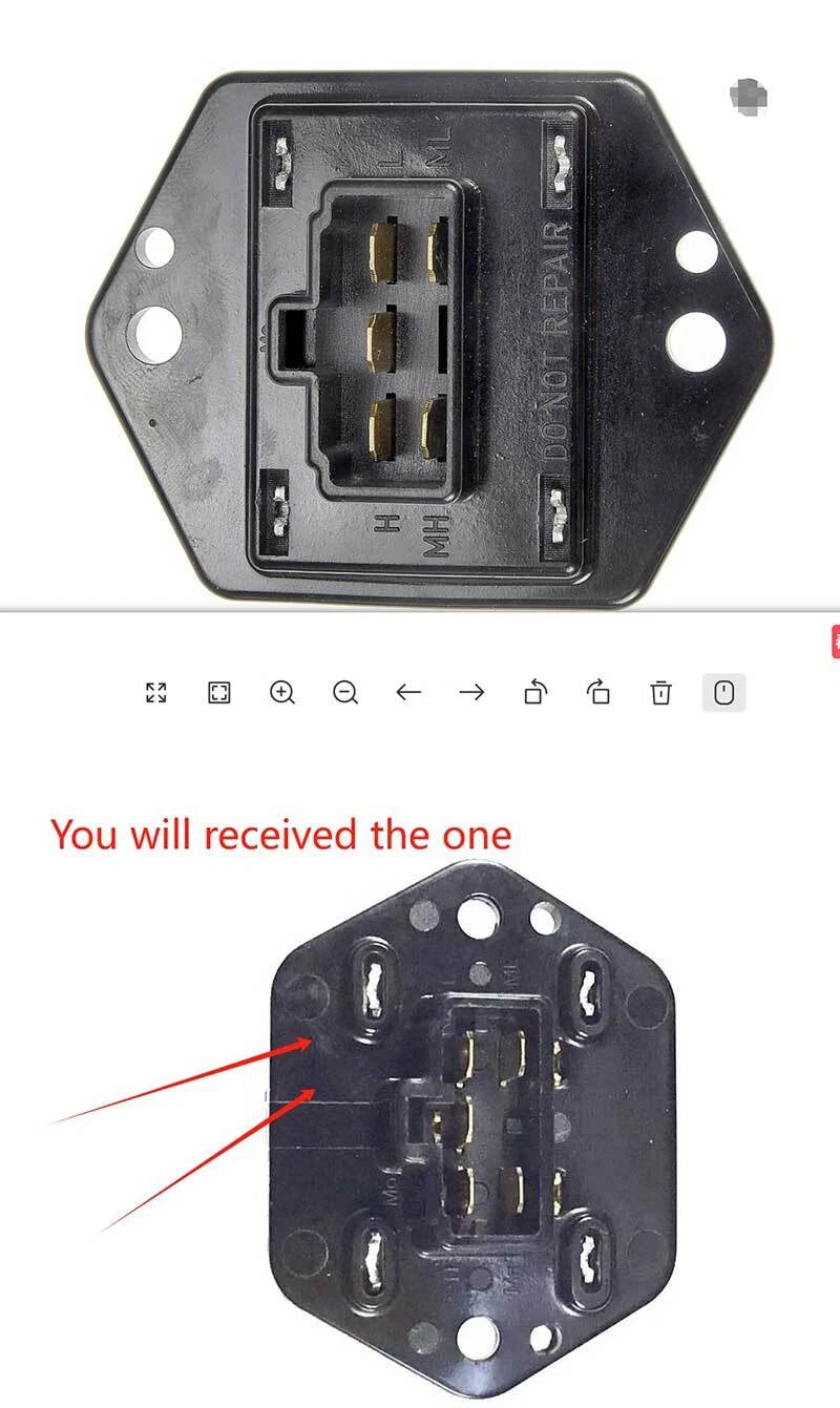 Blower Fan Speed Resistor for Holden Rodeo TF (1996-2002)
