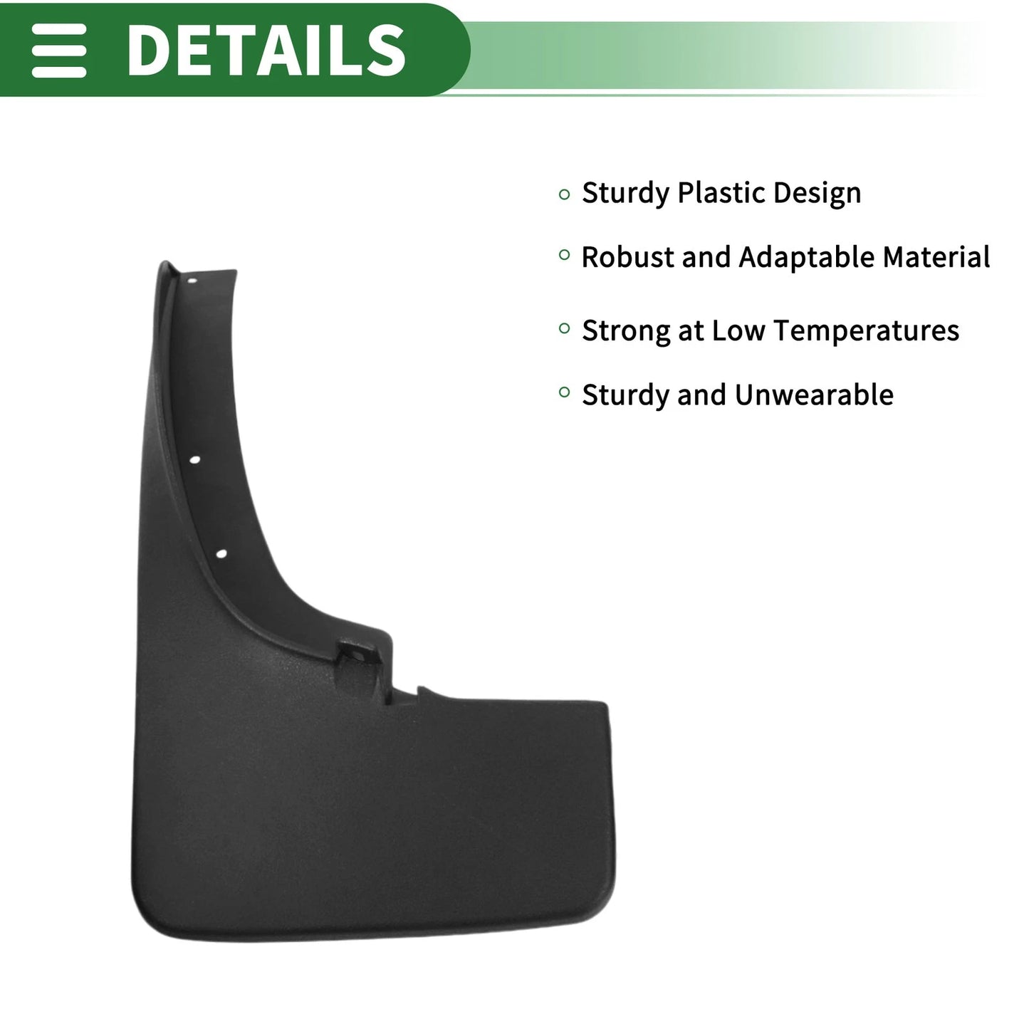 Mud Flaps Splash Guards for Ford Ranger T8/T9 2019-2023 with Mounts