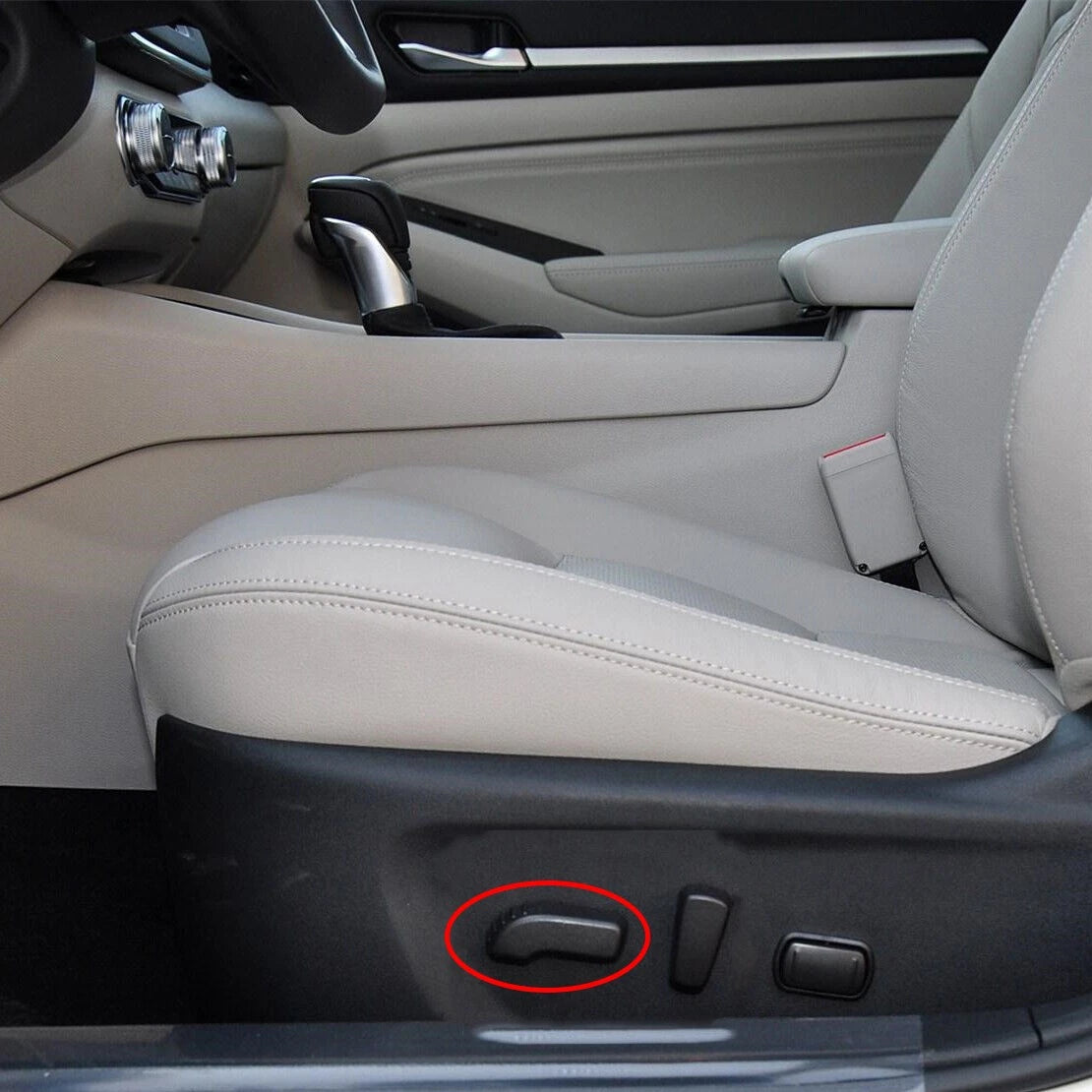 Power Seat Backrest Adjust Switch Button Cover for Nissan Altima (2002-2006)