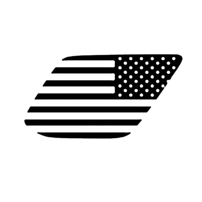 Pre-cut US Flag Stickers Rear Window Decals for Toyota 4Runner (2010-2020)