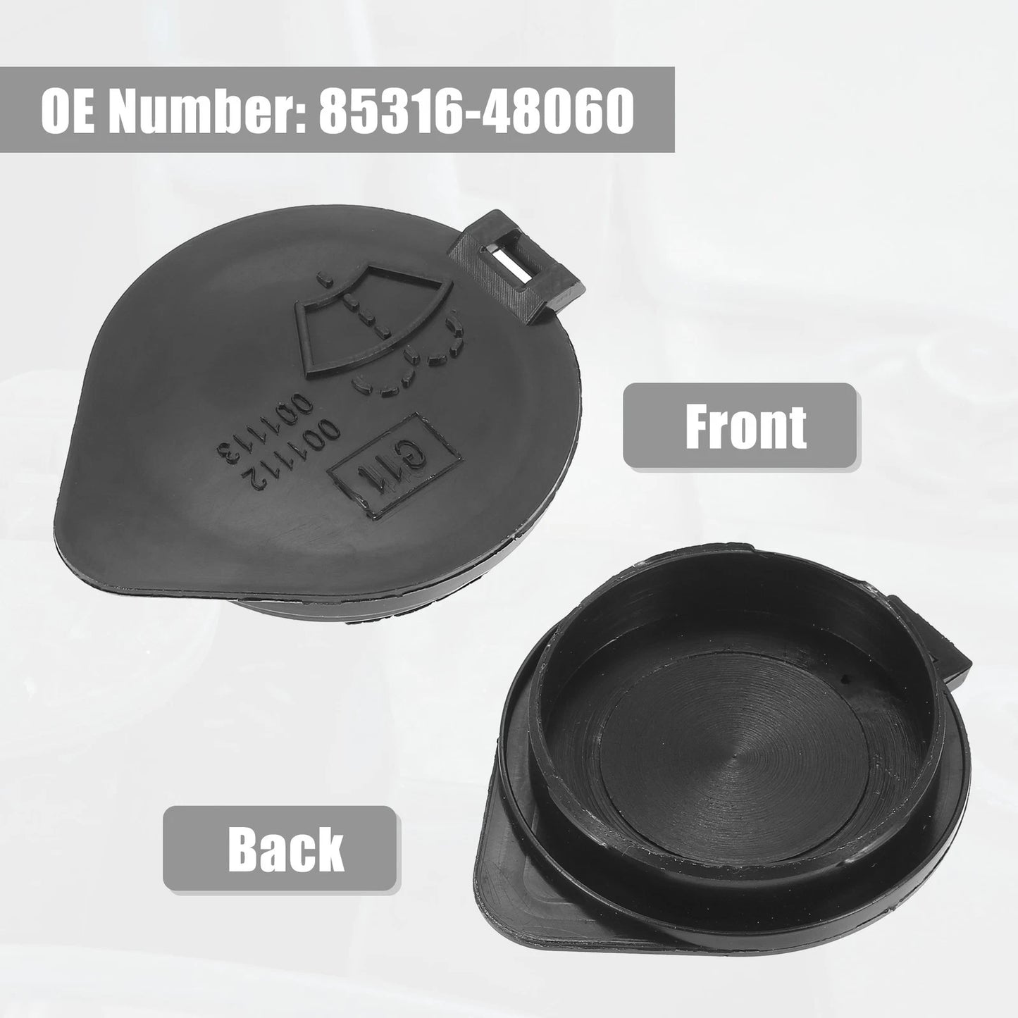 2 x Windscreen Washer Fluid Reservoir Caps for Toyota Lexus