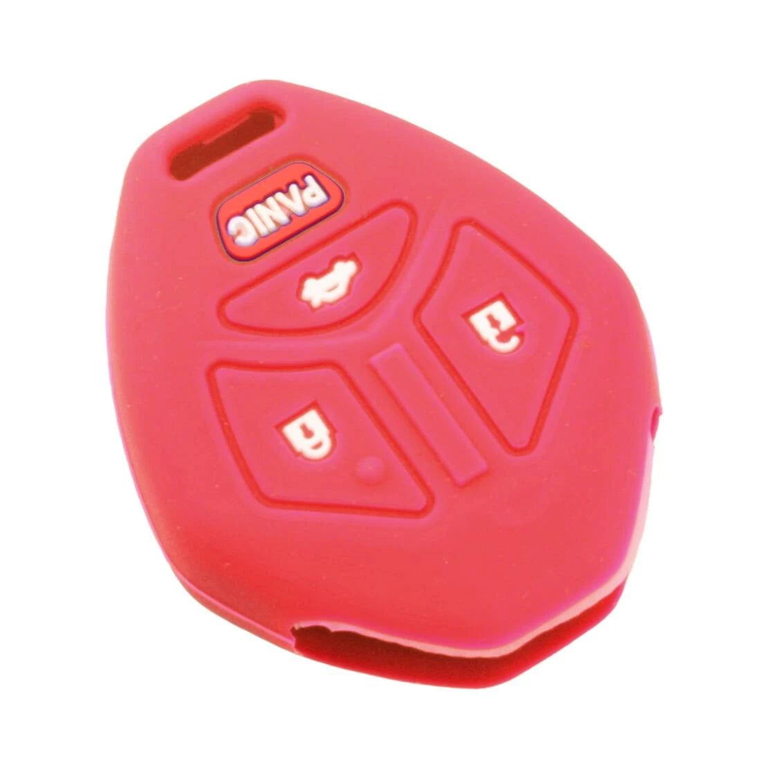 Red Silicone Car Key Shell Cover for Mitsubishi Galant (Fits 2004-2012)