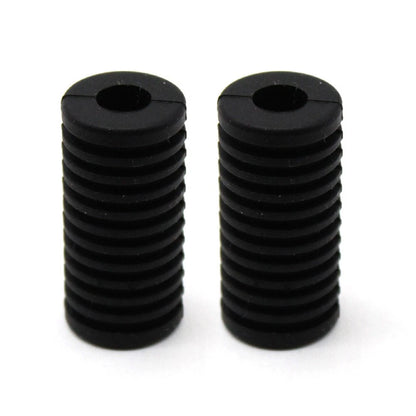 2 x Rubber Gear Shifter Lever Covers for Motorcycle Foot Pegs - Black
