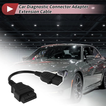8 Pin to 16 Pin OBD2 Car Diagnostic Connector Adapter Extension Cable 30cm