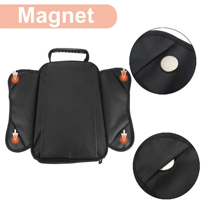 Magnetic Fuel Tank Tool Bag for Universal Motorcycle Waterproof Black