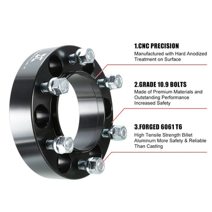 4 x 6x5.5" 1.5" Thickness Wheel Spacer Adapters for Toyota Lexus (2000-2023)