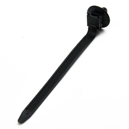 50x Nylon Push Mount Clip Wire Tie Zip Straps Pipe Cable Fastener Black