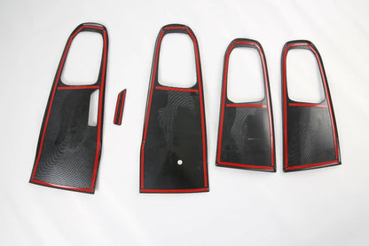 Carbon Fiber Inner Door Handle Bowl Trim for 2021-2023 KIA SORENTO Covers