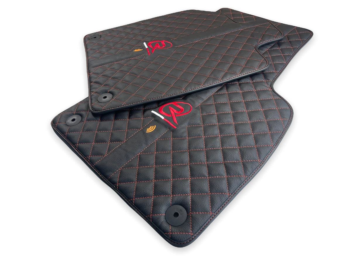 Floor Mats for AUDI R8 Carbon Fiber Leather Limited Edition (2007-2013)