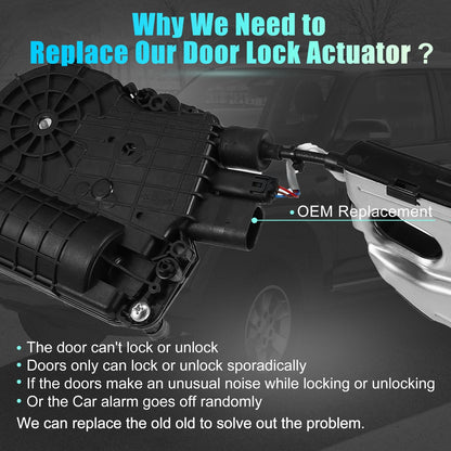 Front Right Door Lock Actuator Assembly for BMW X5 E70 X6 E71 (2007-2014)