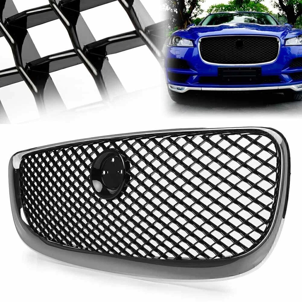 Chrome Upper Front Radiator Grille for Jaguar XJ (2010-2015)