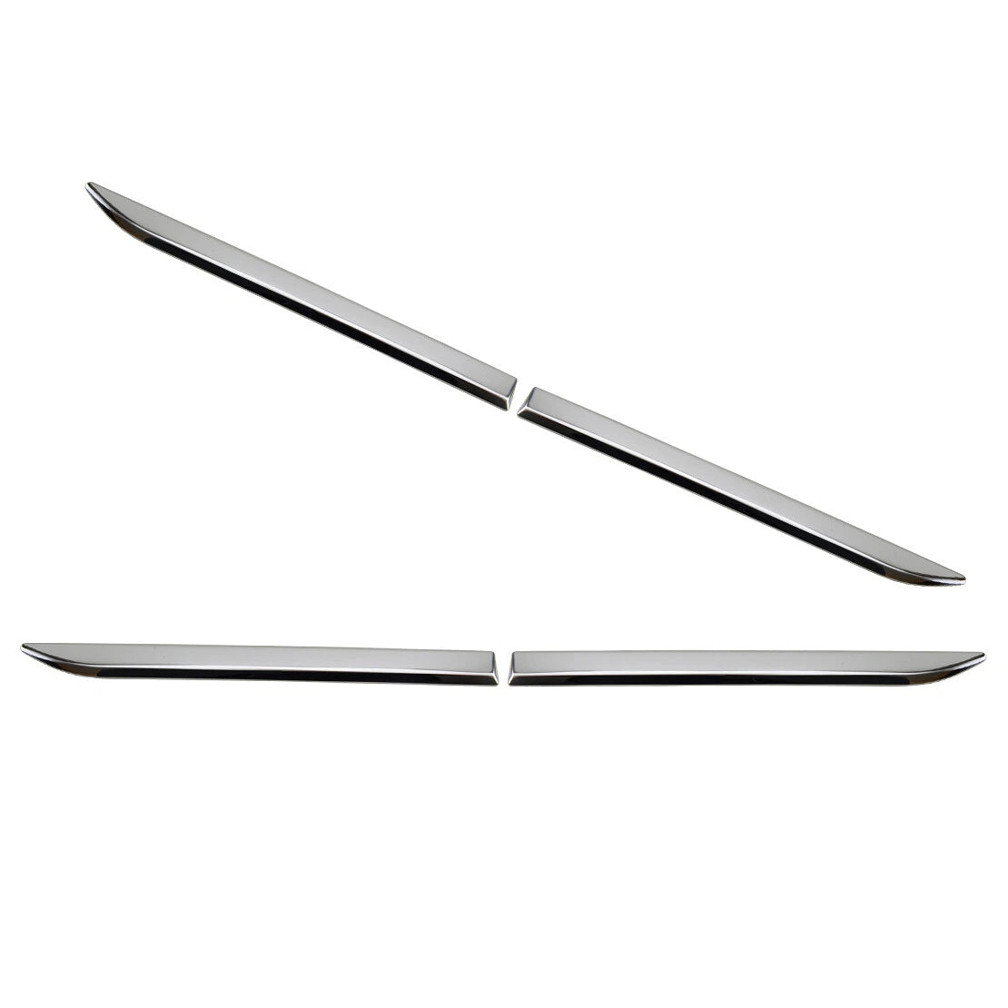4 x Stainless Steel Car SUV Door Side Fender Dagger Emblem Trim Covers