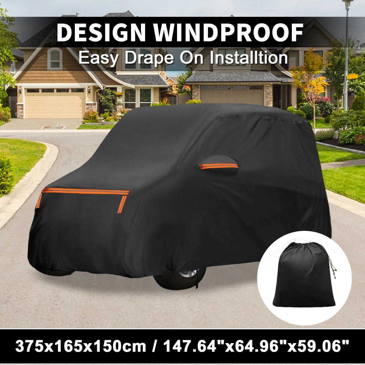 Waterproof Aluminum Film Car Cover for Suzuki WagonR