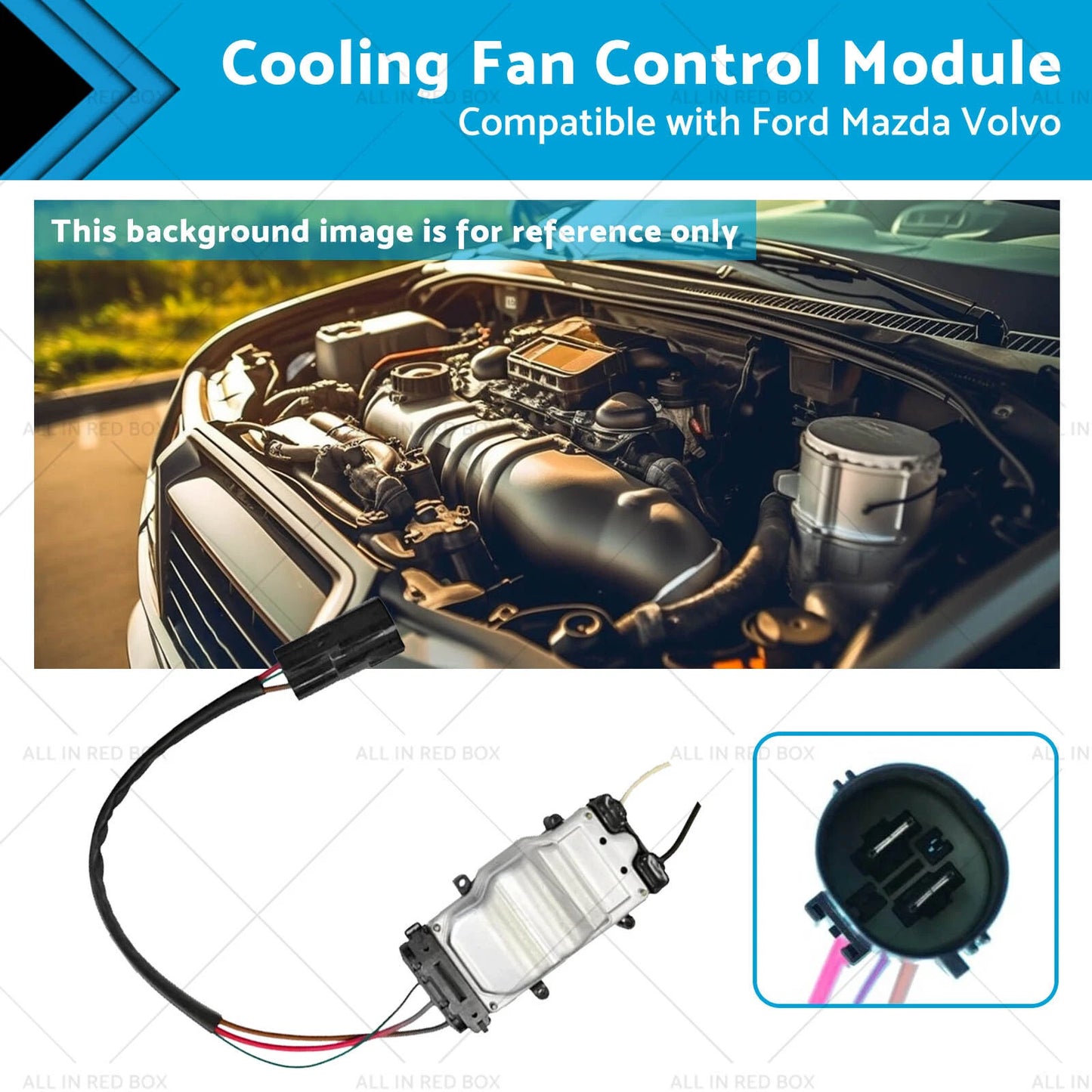 Cooling Fan Control Module for Ford Mazda Volvo