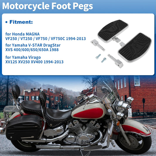 Motorcycle 1 Pair Rear Pegs for Honda Magna VF250/VT250/VF750 (1994–2013)
