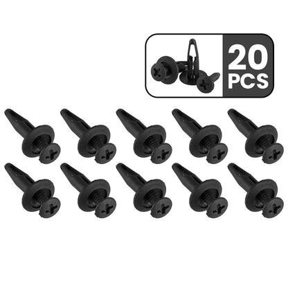 20 x Fastener Scrivet Retainer Grille Trim Clip for Ford Ranger, Mazda BT50