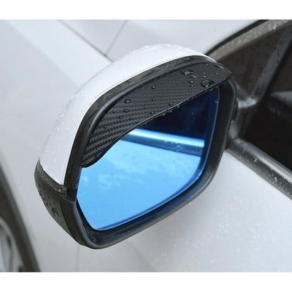 Carbon Fibre Rear View Side Mirror Rain Visor Guards for SUV