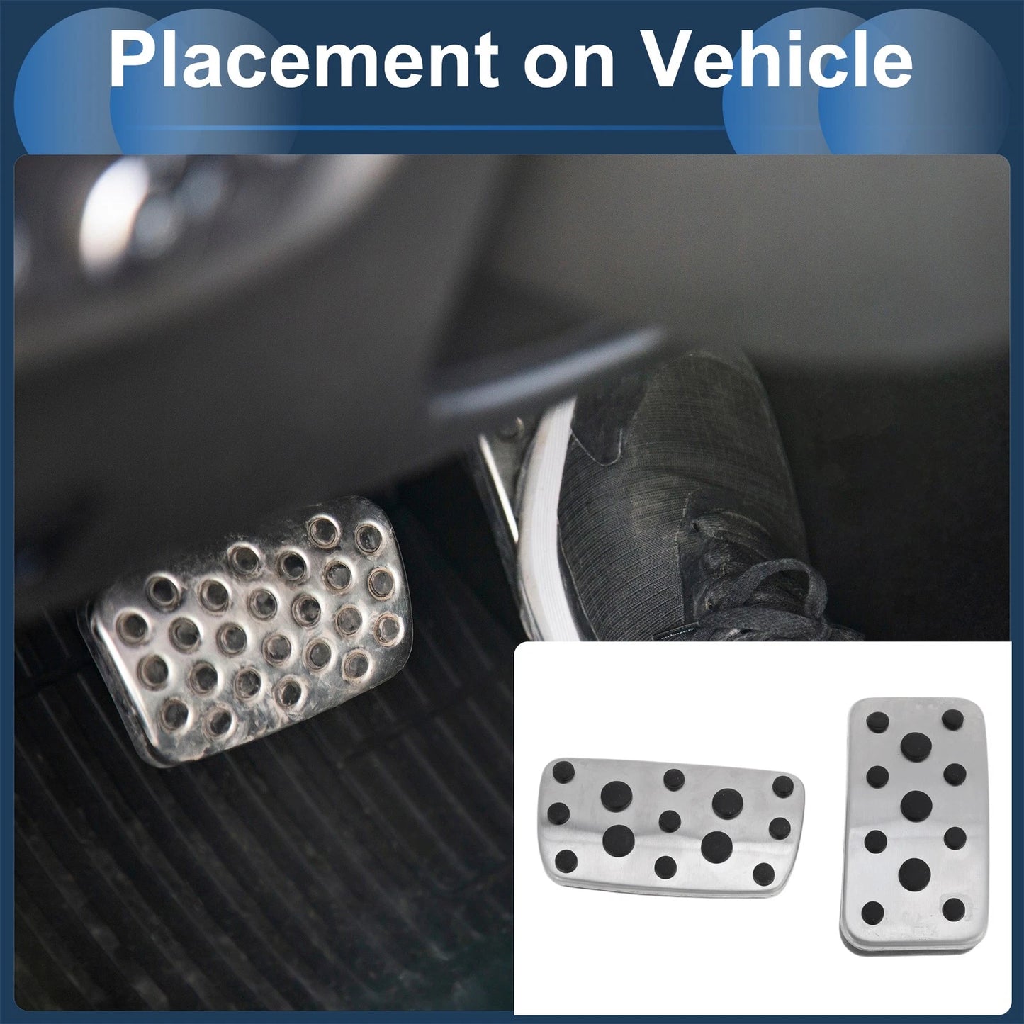 Automatic Footrest Pedals Cover Set for Subaru Legacy (2015-2019)