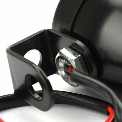 2 x Universal Black Mini Turn Signal Lights for Vintage Motorcycle