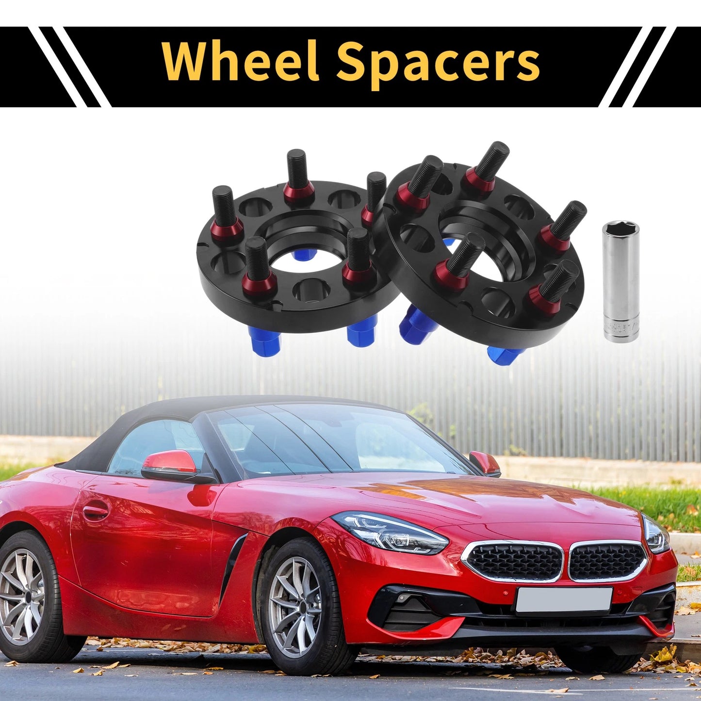 2 x 5x112mm Wheel Spacers 66.56mm M14x1.25 for BMW Z4 (2019-2023)