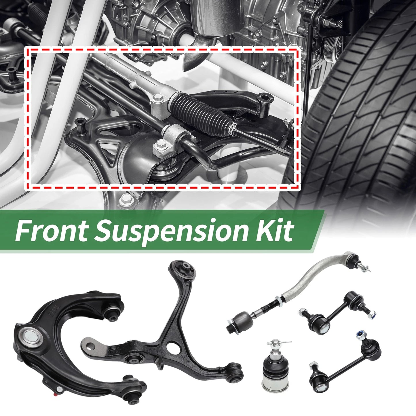 14pcs Front Suspension Kit for Honda Accord