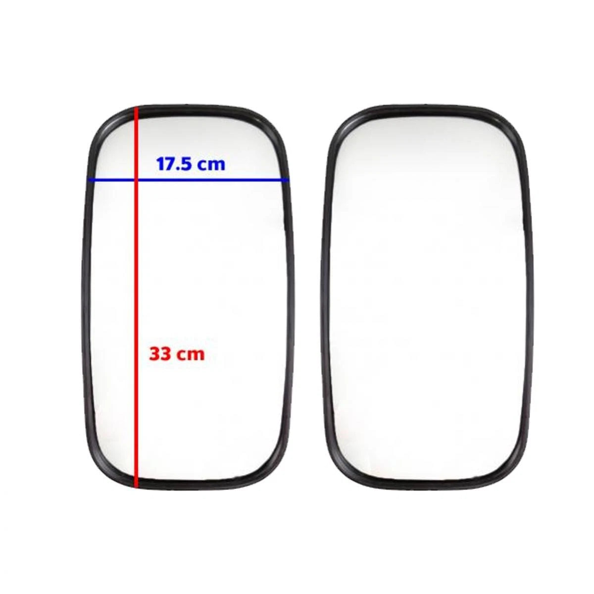 Side Outer Mirror Rear View Pair Black Fits Isuzu KS22 Heavy Truck 1980-91 D06