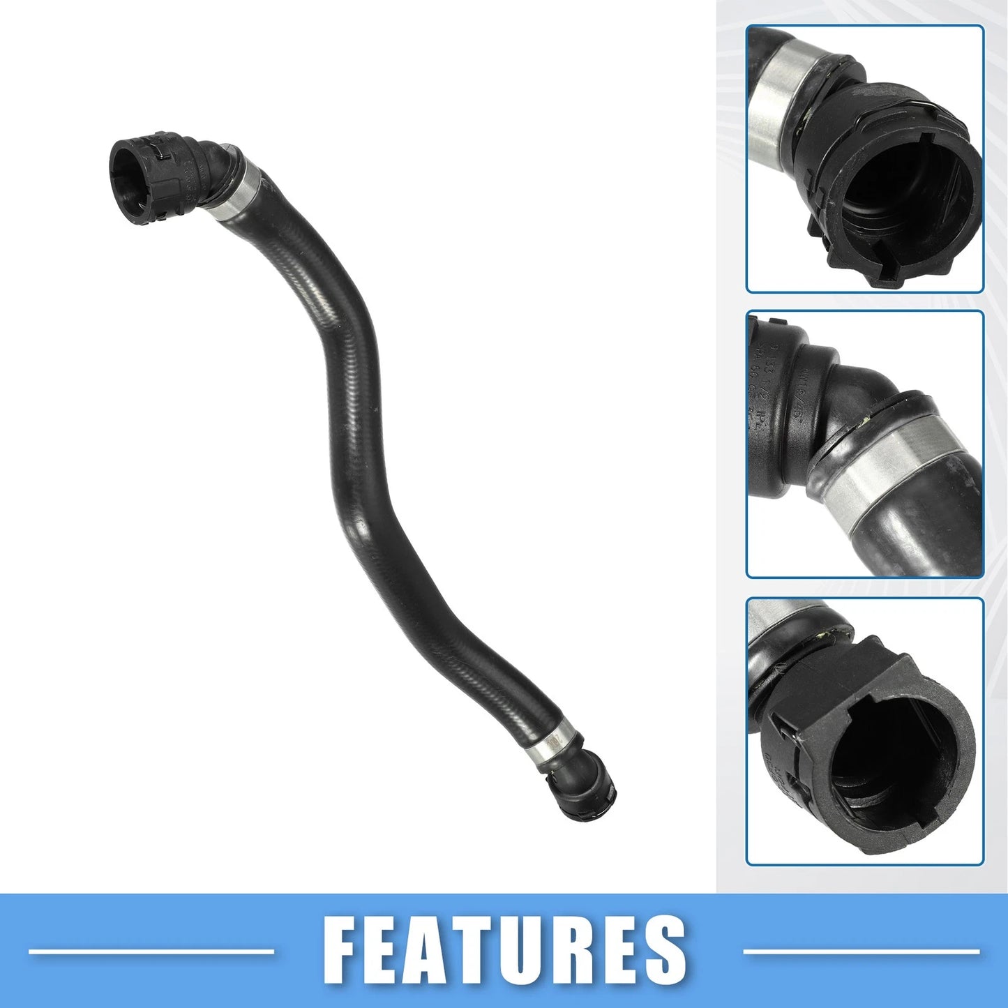 Radiator Coolant Hose No.17127596841 for BMW 320i 2.0L (2013-2016)