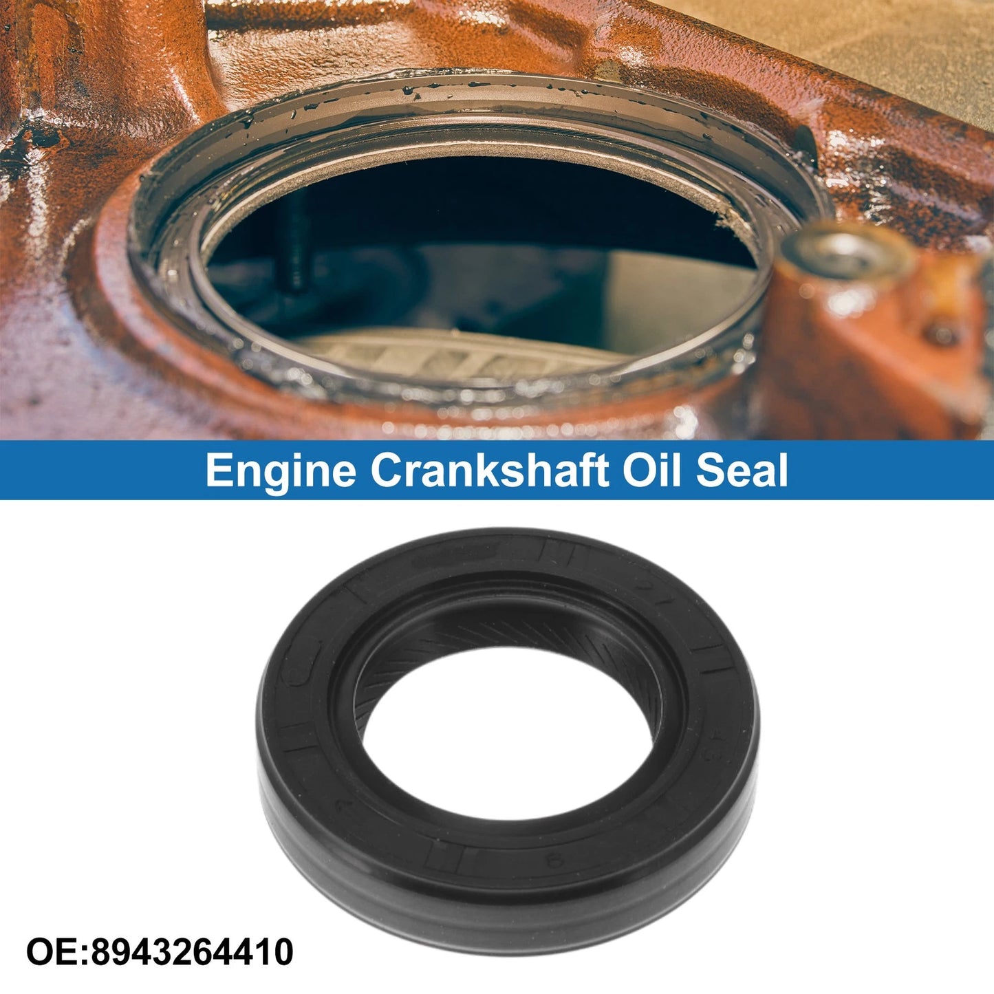 Crankshaft Oil Seal for Mazda 6 (2002-2008) - Engine Main Seal 1 Pc