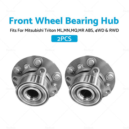 Front Wheel Bearing Hubs for Mitsubishi Triton ML, MN, MQ, MR (06-On)