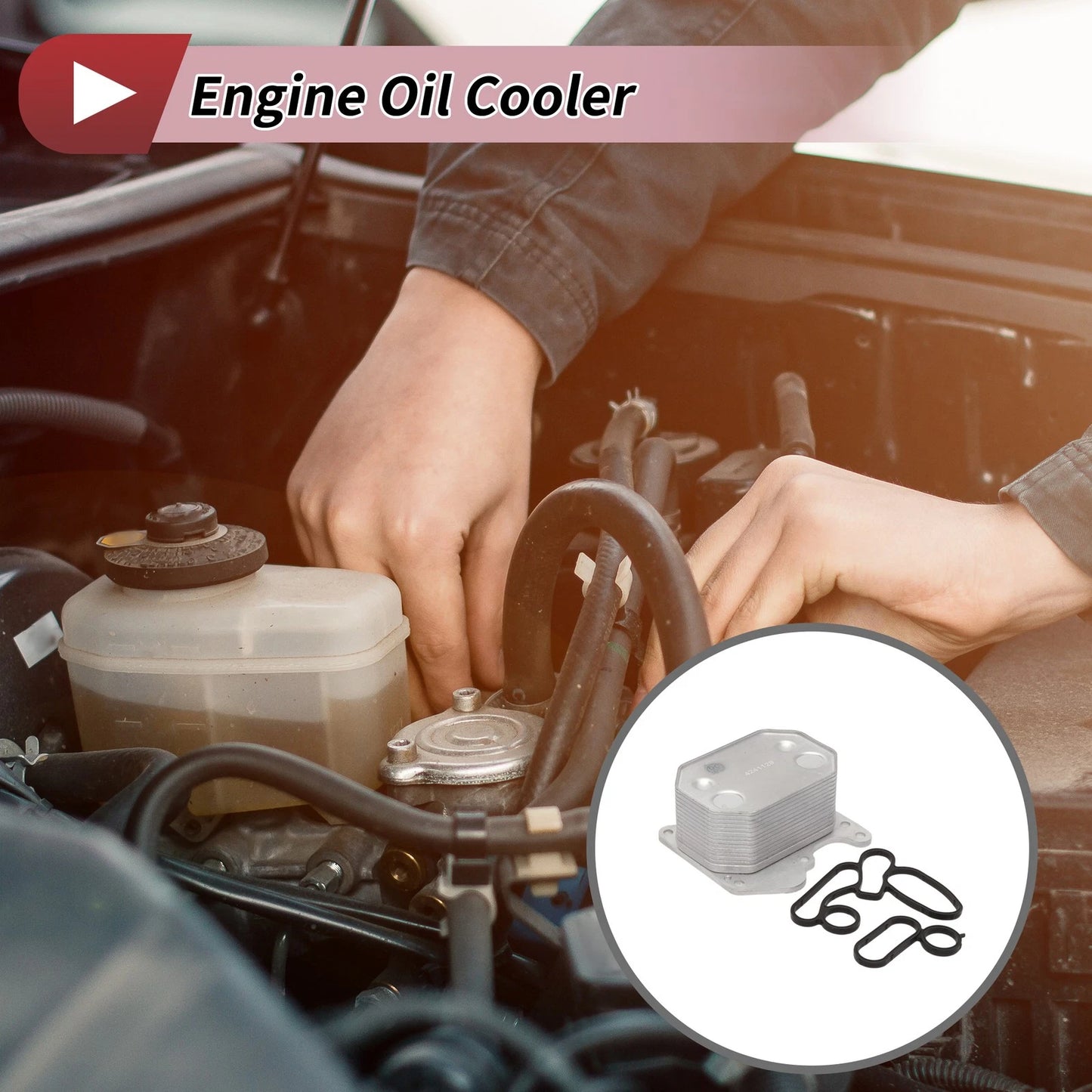 Engine Oil Cooler for Ford Transit MK7 MK8 2.2 TDCi (2006-2018)