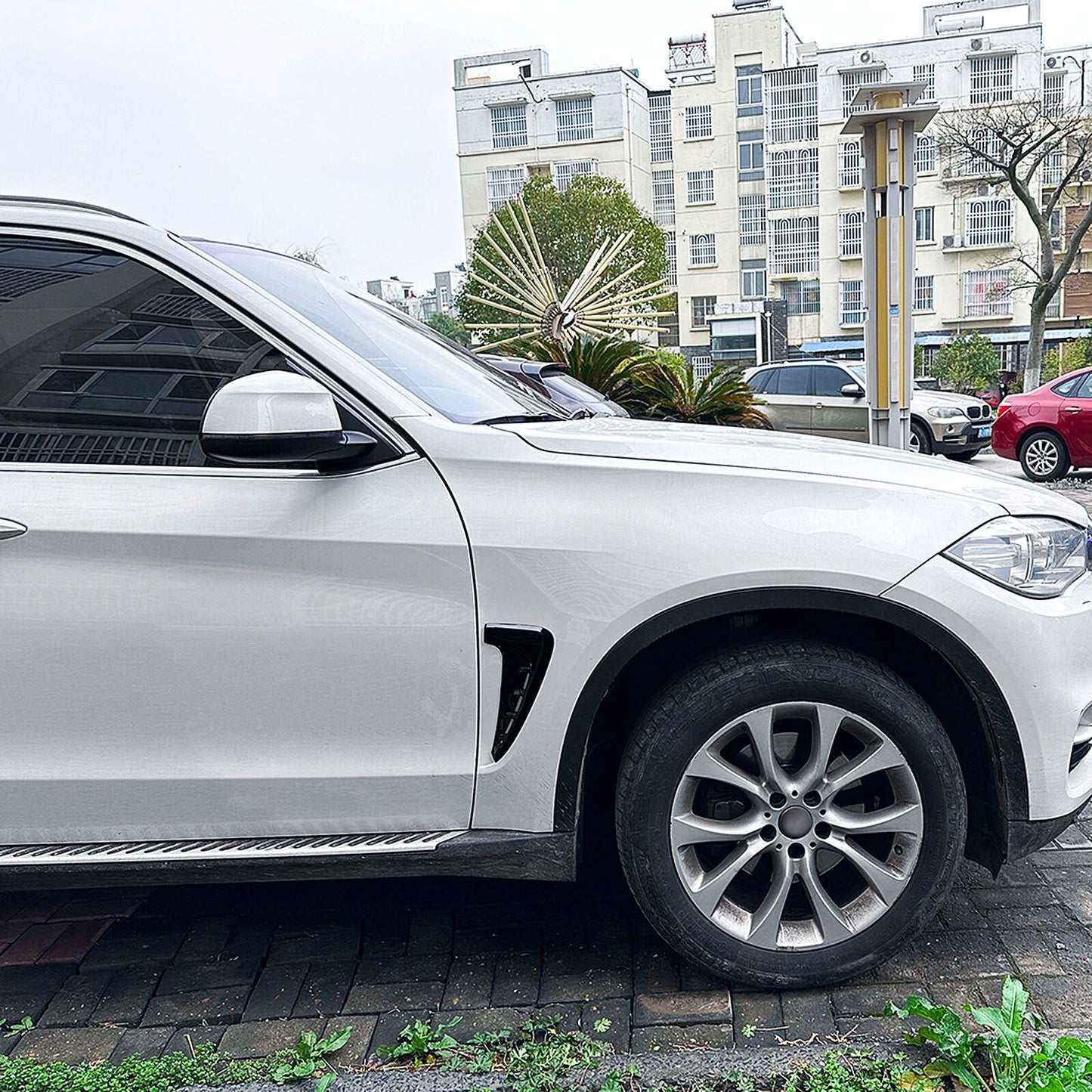 2 x Side Fender Air Vent Trims for BMW X5 F15 (2014-2018)