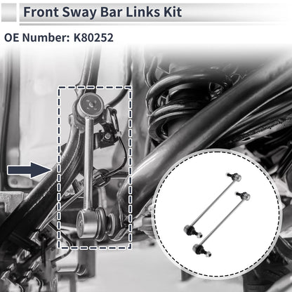 Front Stabilizer Bar Links No Bushing for CHEVROLET COBALT (2005-2010)
