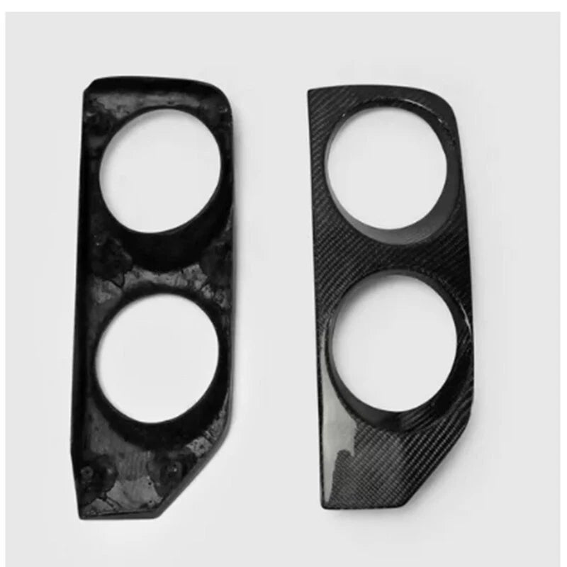 Carbon Fiber Replace Front Fog Lights Cover Fit Nissan Skyline R33 GTS 1994-1997