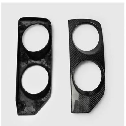 Carbon Fiber Replace Front Fog Lights Cover Fit Nissan Skyline R33 GTS 1994-1997